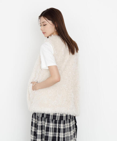 PROPORTION BODY DRESSING(プロポーションボディドレッシング)の「フェイクファージレ / 1215255801(テーラードジャケット・レディース・ダークグレー/オフホワイト・FREE)」の18枚目の写真