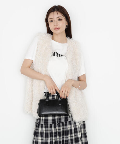 PROPORTION BODY DRESSING(プロポーションボディドレッシング)の「フェイクファージレ / 1215255801(テーラードジャケット・レディース・ダークグレー/オフホワイト・FREE)」の21枚目の写真