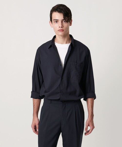 UNITED ARROWS（ユナイテッドアローズ）の「ワンフォーティー トロピカル レギュラーカラーシャツ（シャツ/ブラウス・メンズ・ネイビー/ダークグレー/オフホワイト・XL/L/M/S）」の3枚目の写真