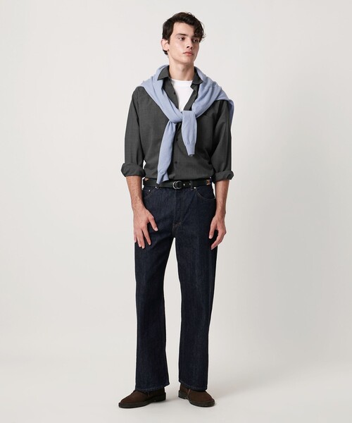 UNITED ARROWS（ユナイテッドアローズ）の「ワンフォーティー トロピカル レギュラーカラーシャツ（シャツ/ブラウス・メンズ・ネイビー/ダークグレー/オフホワイト・XL/L/M/S）」の9枚目の写真