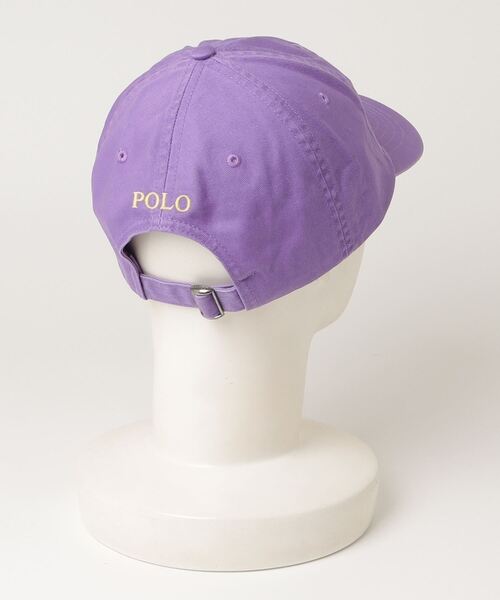 POLO RALPH LAUREN(ポロ ラルフ ローレン)の「コットン チノ ボール キャップ(キャップ・メンズ・パープル・ONE)」の3枚目の写真