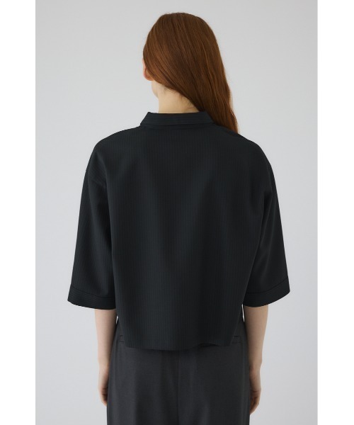 RIM.ARK(リムアーク)の「Box shirt ボックスシャツ(シャツ/ブラウス・レディース・ネイビー/ブラック・FREE)」の9枚目の写真
