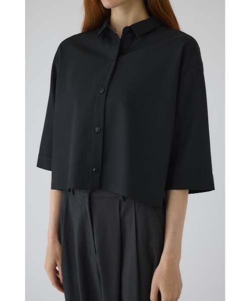 RIM.ARK(リムアーク)の「Box shirt ボックスシャツ(シャツ/ブラウス・レディース・ネイビー/ブラック・FREE)」の10枚目の写真