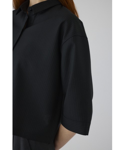 RIM.ARK(リムアーク)の「Box shirt ボックスシャツ(シャツ/ブラウス・レディース・ネイビー/ブラック・FREE)」の12枚目の写真