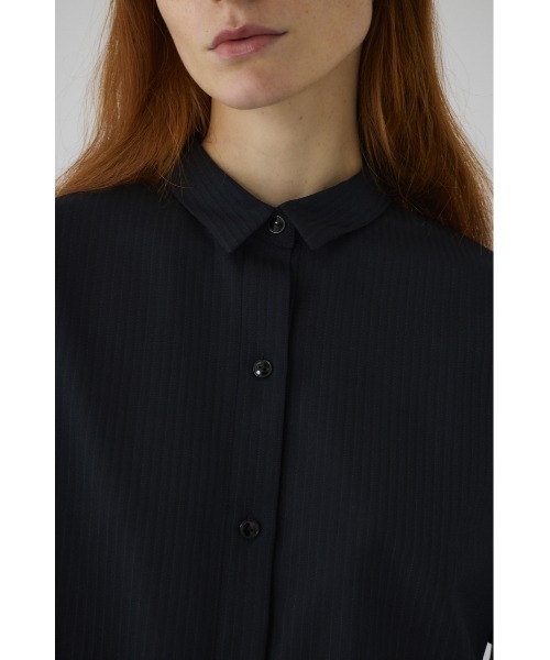 RIM.ARK(リムアーク)の「Box shirt ボックスシャツ(シャツ/ブラウス・レディース・ネイビー/ブラック・FREE)」の21枚目の写真