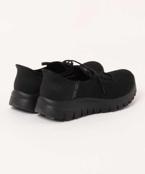 SKECHERS(スケッチャーズ)の「SKECHERS スケッチャーズ SLIP-INS スリップインズ GRACEFUL-FIRST BLUSH 軽量 レディーススニーカー(グレースフルファーストブラッシュ) 100736(スニーカー・レディース・ネイビー/ブラック×ブラック・22.5cm/23.0cm/23.5cm/24.0cm/24.5cm/25.0cm)」の3枚目の写真