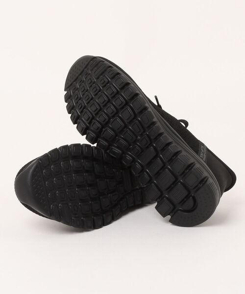 SKECHERS(スケッチャーズ)の「SKECHERS スケッチャーズ SLIP-INS スリップインズ GRACEFUL-FIRST BLUSH 軽量 レディーススニーカー(グレースフルファーストブラッシュ) 100736(スニーカー・レディース・ネイビー/ブラック×ブラック・22.5cm/23.0cm/23.5cm/24.0cm/24.5cm/25.0cm)」の4枚目の写真