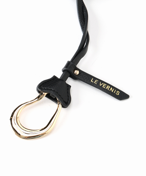 La TOTALITE(ラトータリテ)の「LE VERNIS/ルベルニ チャーム付きボストンバッグ(ボストンバッグ・レディース・ブラック/ブラウン・FREE)」の15枚目の写真