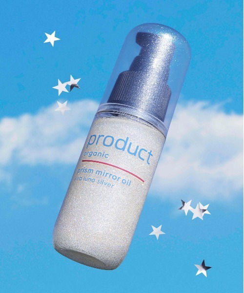 product(ザ・プロダクト)の「ザ・プロダクト / プリズムミラーオイル 48mL(ヘアオイル/ヘアミルク・レディース・ピカオーラゴールド/キラルナシルバー・FREE)」の2枚目の写真