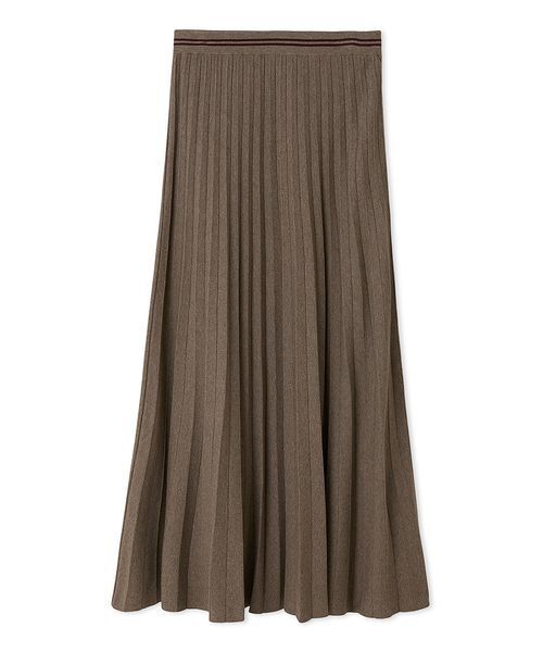 Mila Owen（ミラオーウェン）の「【セットアップ対応】ニットプリーツスカート（スカート・レディース・アイボリー/モカ/バーガンディー・0/1）」の7枚目の写真