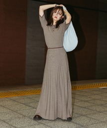 Mila Owen | 【セットアップ対応】ニットプリーツスカート(スカート)