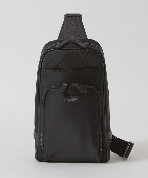 BLACK LABEL CRESTBRIDGE(ブラックレーベル・クレストブリッジ)の「ナイロンコンビカルゼシャドークレストブリッジチェックビジネスボディバッグ(ボディバッグ/ウエストポーチ・メンズ・ネイビー/ブラック・FREE)」の8枚目の写真