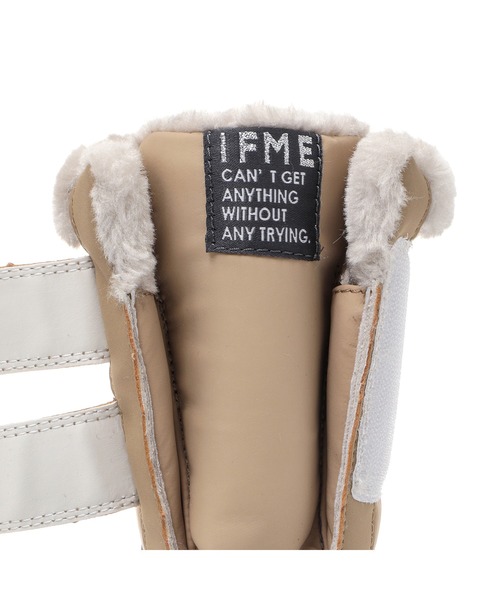 IFME（イフミー）の「KIDS｜ワイドワンベルトファーブーツ[撥水・防滑]（ブーツ・キッズ・ピンク/グリーン/ネイビー/ベージュ・19.0cm/18.0cm/17.0cm/16.0cm/15.0cm）」の10枚目の写真