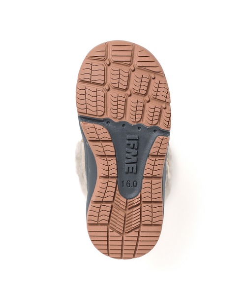 IFME（イフミー）の「KIDS｜ワイドワンベルトファーブーツ[撥水・防滑]（ブーツ・キッズ・ピンク/グリーン/ネイビー/ベージュ・19.0cm/18.0cm/17.0cm/16.0cm/15.0cm）」の12枚目の写真