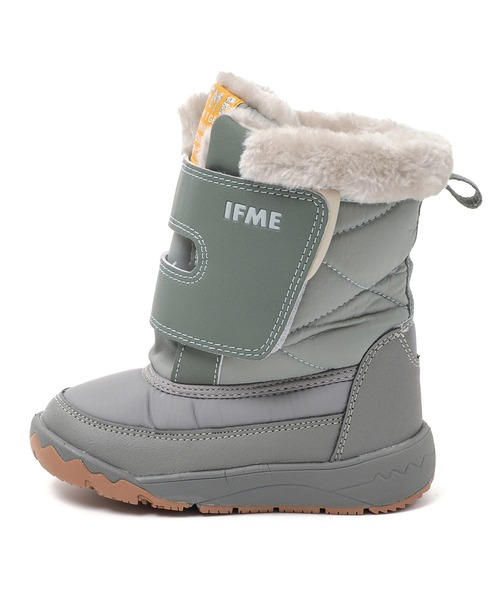 IFME（イフミー）の「KIDS｜ワイドワンベルトファーブーツ[撥水・防滑]（ブーツ・キッズ・ピンク/グリーン/ネイビー/ベージュ・19.0cm/18.0cm/17.0cm/16.0cm/15.0cm）」の15枚目の写真