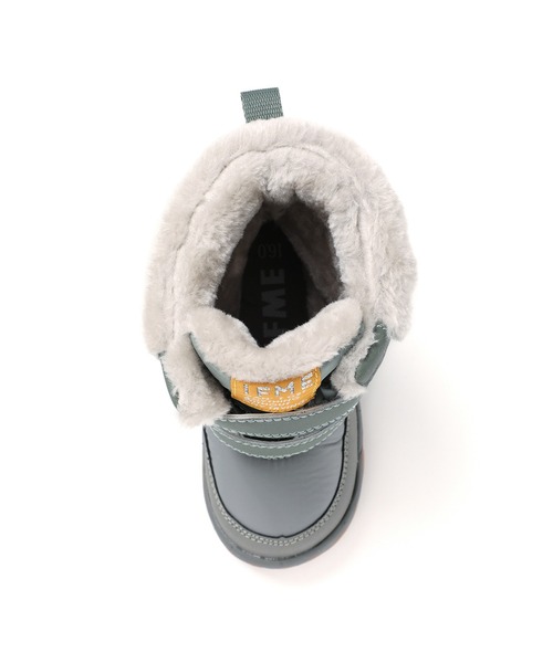 IFME（イフミー）の「KIDS｜ワイドワンベルトファーブーツ[撥水・防滑]（ブーツ・キッズ・ピンク/グリーン/ネイビー/ベージュ・19.0cm/18.0cm/17.0cm/16.0cm/15.0cm）」の17枚目の写真