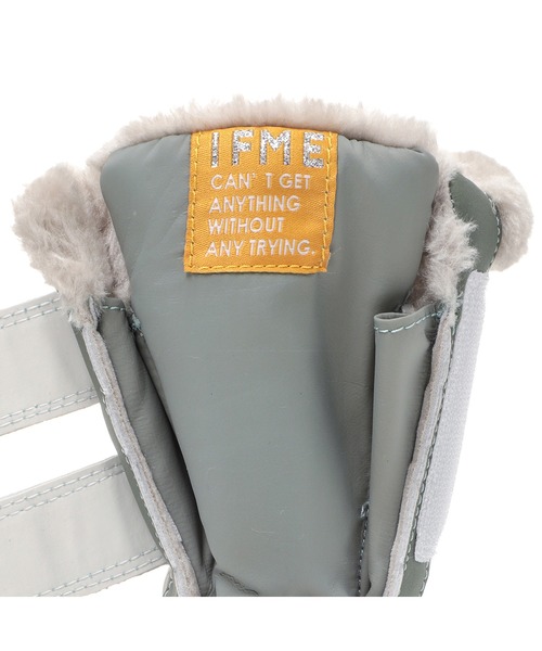 IFME（イフミー）の「KIDS｜ワイドワンベルトファーブーツ[撥水・防滑]（ブーツ・キッズ・ピンク/グリーン/ネイビー/ベージュ・19.0cm/18.0cm/17.0cm/16.0cm/15.0cm）」の18枚目の写真