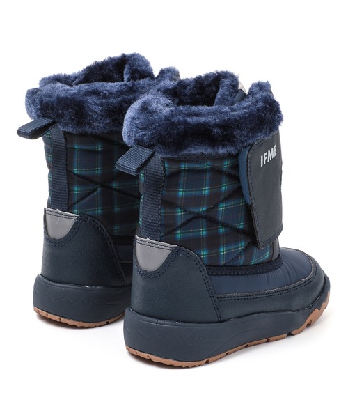 IFME（イフミー）の「KIDS｜ワイドワンベルトファーブーツ[撥水・防滑]（ブーツ・キッズ・ピンク/グリーン/ネイビー/ベージュ・19.0cm/18.0cm/17.0cm/16.0cm/15.0cm）」の21枚目の写真