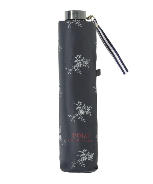 【新品】ポロラルフローレン 花柄 晴雨兼用 折り畳み傘 ネイビー 55cm 遮光100% 晴雨兼用 折りたたみ日傘 ”POLO 花柄”（折りたたみ傘）｜POLO