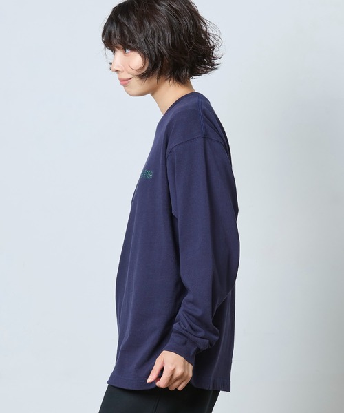 L.L.Bean(エルエルビーン)の「【JAPAN EDITION】ユニオン・ロングスリーブ・ティ(Tシャツ/カットソー・レディース・ネイビー/グレー系・MEDIUM)」の14枚目の写真