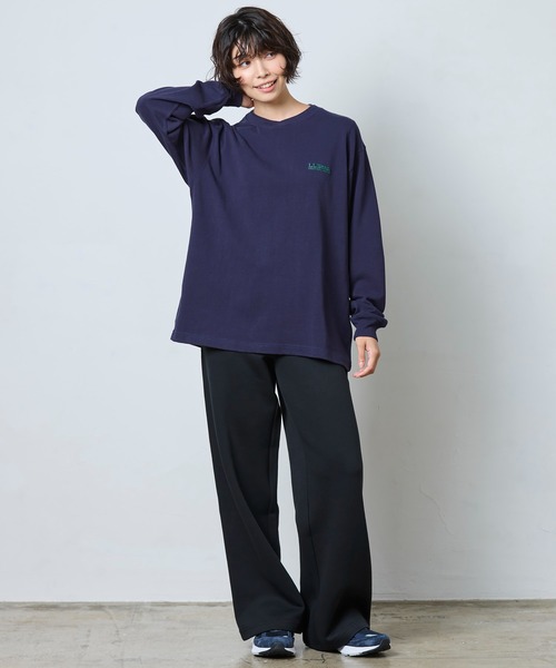 L.L.Bean(エルエルビーン)の「【JAPAN EDITION】ユニオン・ロングスリーブ・ティ(Tシャツ/カットソー・レディース・ネイビー/グレー系・MEDIUM)」の18枚目の写真