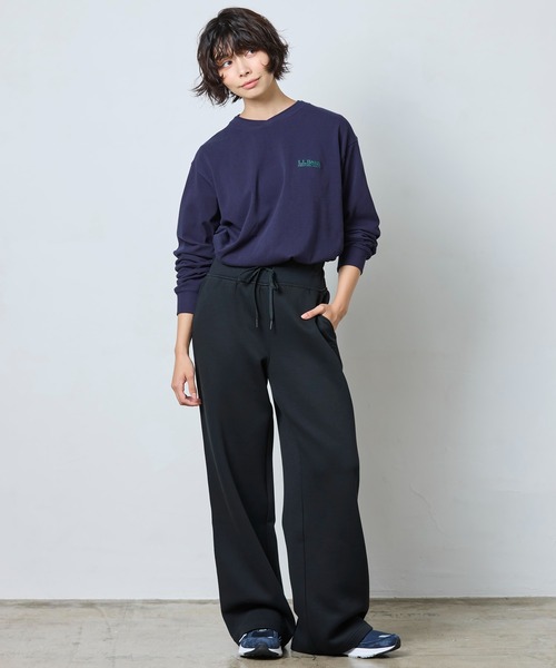 L.L.Bean(エルエルビーン)の「【JAPAN EDITION】ユニオン・ロングスリーブ・ティ(Tシャツ/カットソー・レディース・ネイビー/グレー系・MEDIUM)」の15枚目の写真