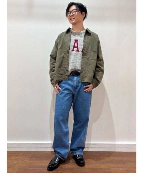 GAP（ギャップ）の「キャンバス デニム チョアジャケット（デニムジャケット・メンズ・カーキ・S/XS/M/L/XL）」の9枚目の写真