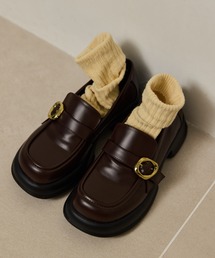 OLUN(オルン)のnuance buckle loafer/ニュアンスバックルローファー(ローファー)
