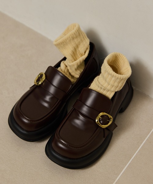 OLUN(I)nuance buckle loafer/jAXobN[t@[([t@[)