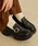 OLUN�i�I�����j�́unuance buckle loafer/�j���A���X�o�b�N�����[�t�@�[�i���[�t�@�[�j�v�b�u���b�N