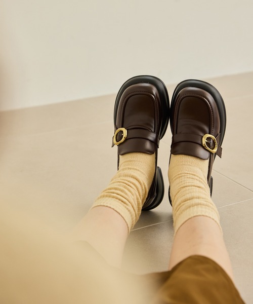 nuance buckle loafer/ニュアンスバックルローファー　Mサイズ nuance buckle loafer/ニュアンスバックルローファー