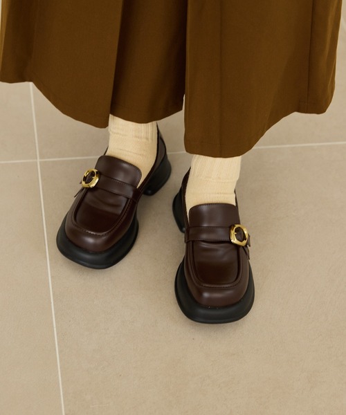 nuance buckle loafer/ニュアンスバックルローファー
