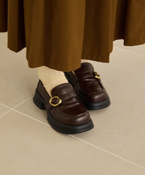 nuance buckle loafer/ニュアンスバックルローファー