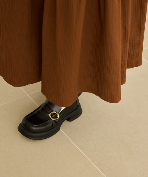 nuance buckle loafer/ニュアンスバックルローファー