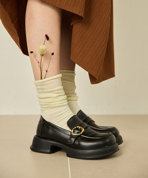 nuance buckle loafer/ニュアンスバックルローファー nuance buckle loafer/ニュアンスバックルローファー