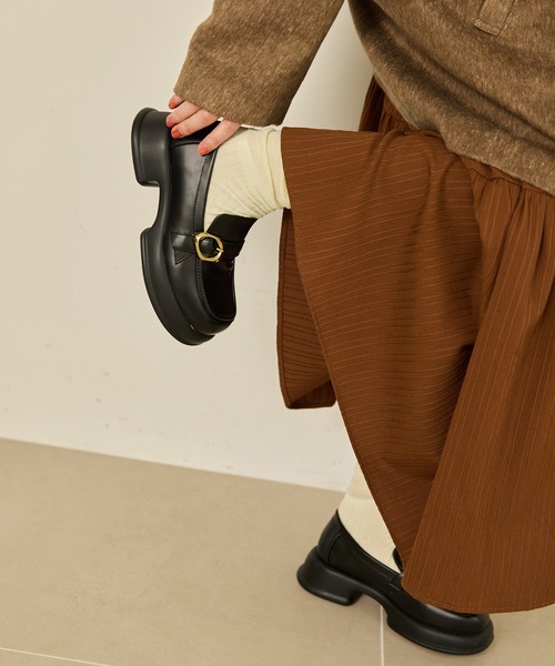 nuance buckle loafer/ニュアンスバックルローファー nuance buckle loafer/ニュアンスバックルローファー