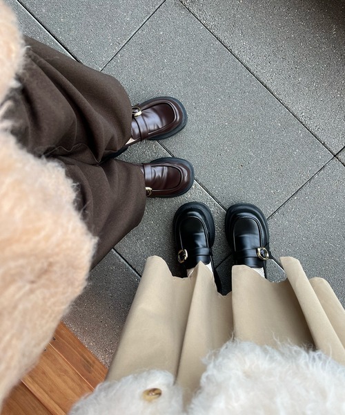 nuance buckle loafer/ニュアンスバックルローファー