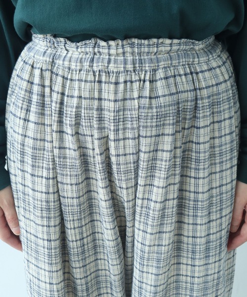 bulle de savon（ビュルデサボン）の「△ちぢみcheck パンツ（その他パンツ・レディース・キナリ/ピンク・FREE）」の16枚目の写真