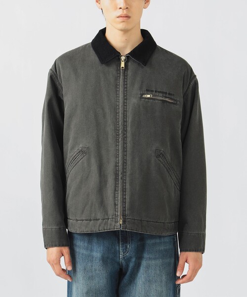 BEAMS HEART(ビームスハート)の「【完売間近】GMS ダック ショート ブルゾン/GMS Duck Canvas Short Jacket(ショート丈・リラックスフィット・コットンダック)(ブルゾン・メンズ・ブラック/ブラウン・LARGE/MEDIUM/SMALL)」の3枚目の写真