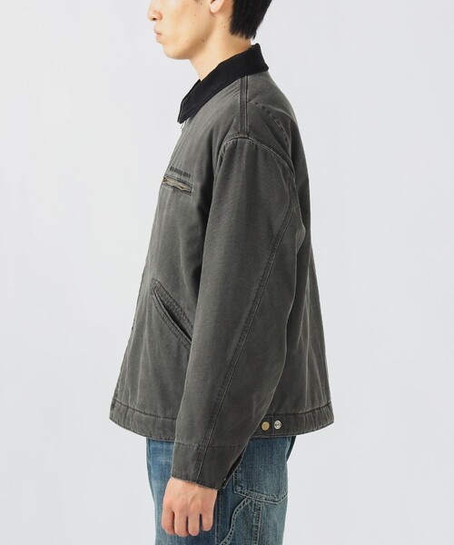 BEAMS HEART(ビームスハート)の「【完売間近】GMS ダック ショート ブルゾン/GMS Duck Canvas Short Jacket(ショート丈・リラックスフィット・コットンダック)(ブルゾン・メンズ・ブラック/ブラウン・LARGE/MEDIUM/SMALL)」の4枚目の写真