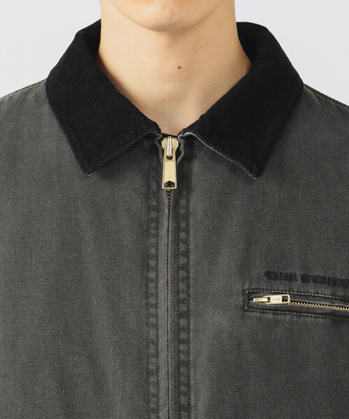 BEAMS HEART(ビームスハート)の「【完売間近】GMS ダック ショート ブルゾン/GMS Duck Canvas Short Jacket(ショート丈・リラックスフィット・コットンダック)(ブルゾン・メンズ・ブラック/ブラウン・LARGE/MEDIUM/SMALL)」の6枚目の写真