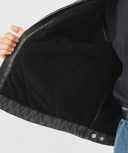 BEAMS HEART(ビームスハート)の「【完売間近】GMS ダック ショート ブルゾン/GMS Duck Canvas Short Jacket(ショート丈・リラックスフィット・コットンダック)(ブルゾン・メンズ・ブラック/ブラウン・LARGE/MEDIUM/SMALL)」の8枚目の写真