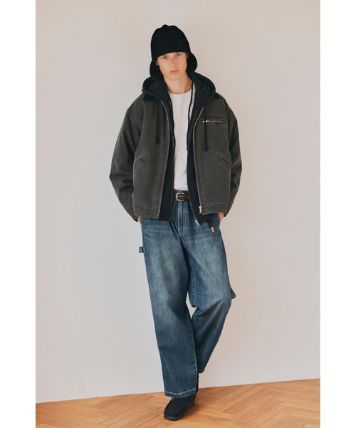 BEAMS HEART(ビームスハート)の「【完売間近】GMS ダック ショート ブルゾン/GMS Duck Canvas Short Jacket(ショート丈・リラックスフィット・コットンダック)(ブルゾン・メンズ・ブラック/ブラウン・LARGE/MEDIUM/SMALL)」の20枚目の写真