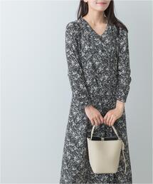 F by ROSSO（エフバイロッソ）の「F by ROSSO　フラワープリントパフスリーブワンピース（ワンピース）」