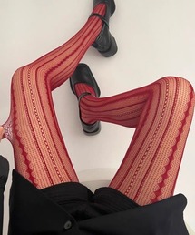 Vipoa（ヴィポア）の「RETRO SHEER LACE MESH TIGHTS レトロシアーレースメッシュタイツ（タイツ/ストッキング・レディース）」