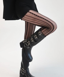 Vipoa(ヴィポア)のRETRO SHEER LACE MESH TIGHTS レトロシアーレースメッシュタイツ(タイツ/ストッキング)