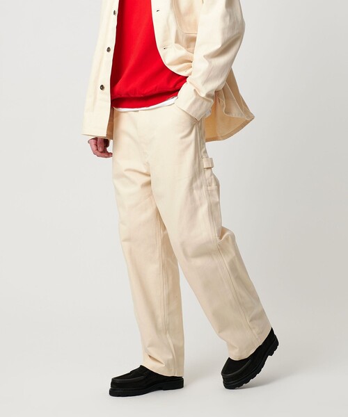 UNIVERSAL OVERALL（ユニバーサルオーバーオール）の「【別注】＜UNIVERSAL OVERALL＞ダック ペインター パンツ（その他パンツ・メンズ・オフホワイト/ダークグレー・L/S/M/XL）」の3枚目の写真