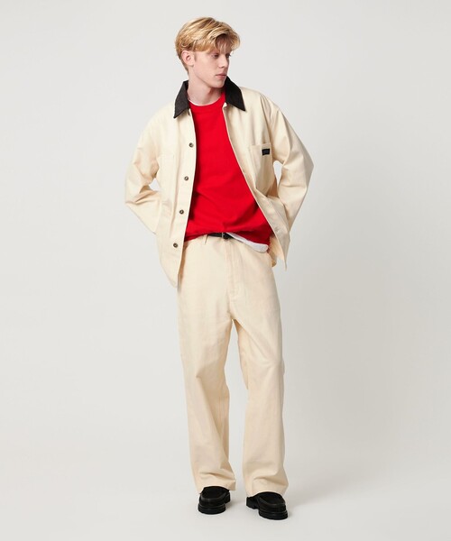 UNIVERSAL OVERALL（ユニバーサルオーバーオール）の「【別注】＜UNIVERSAL OVERALL＞ダック ペインター パンツ（その他パンツ・メンズ・オフホワイト/ダークグレー・L/S/M/XL）」の5枚目の写真