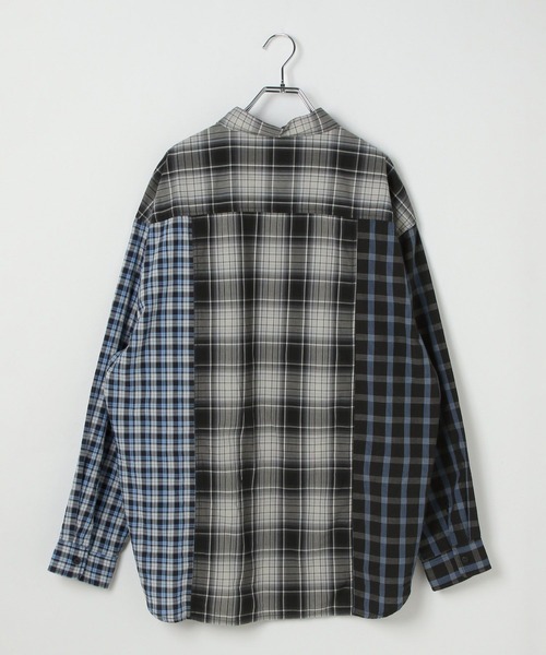 BAYFLOW(ベイフロー)の「リメイクライクシャツ(シャツ/ブラウス・メンズ・ブルー/ベージュ・FREE)」の13枚目の写真