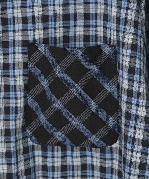 BAYFLOW(ベイフロー)の「リメイクライクシャツ(シャツ/ブラウス・メンズ・ブルー/ベージュ・FREE)」の18枚目の写真